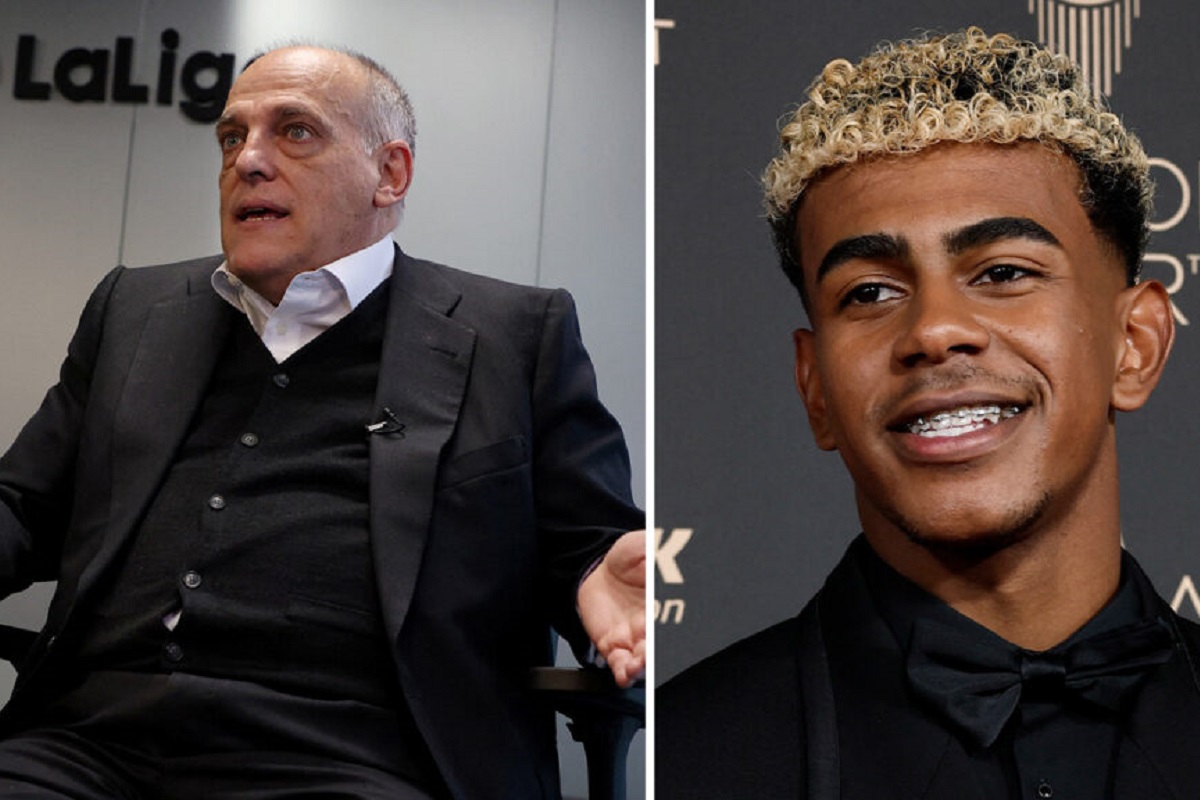 Lamine Yamal Javier Tebas Ballon d'Or 2025