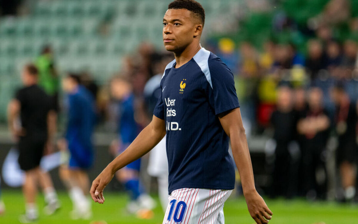 Kylian Mbappe of France during the FIFA World Cup 2026 European Qualifier Group D match between Ukraine and France at Tarczynski Arena in Wroclaw, Poland on September 5, 2025 (Photo by Andrew SURMA/ SIPA USA).