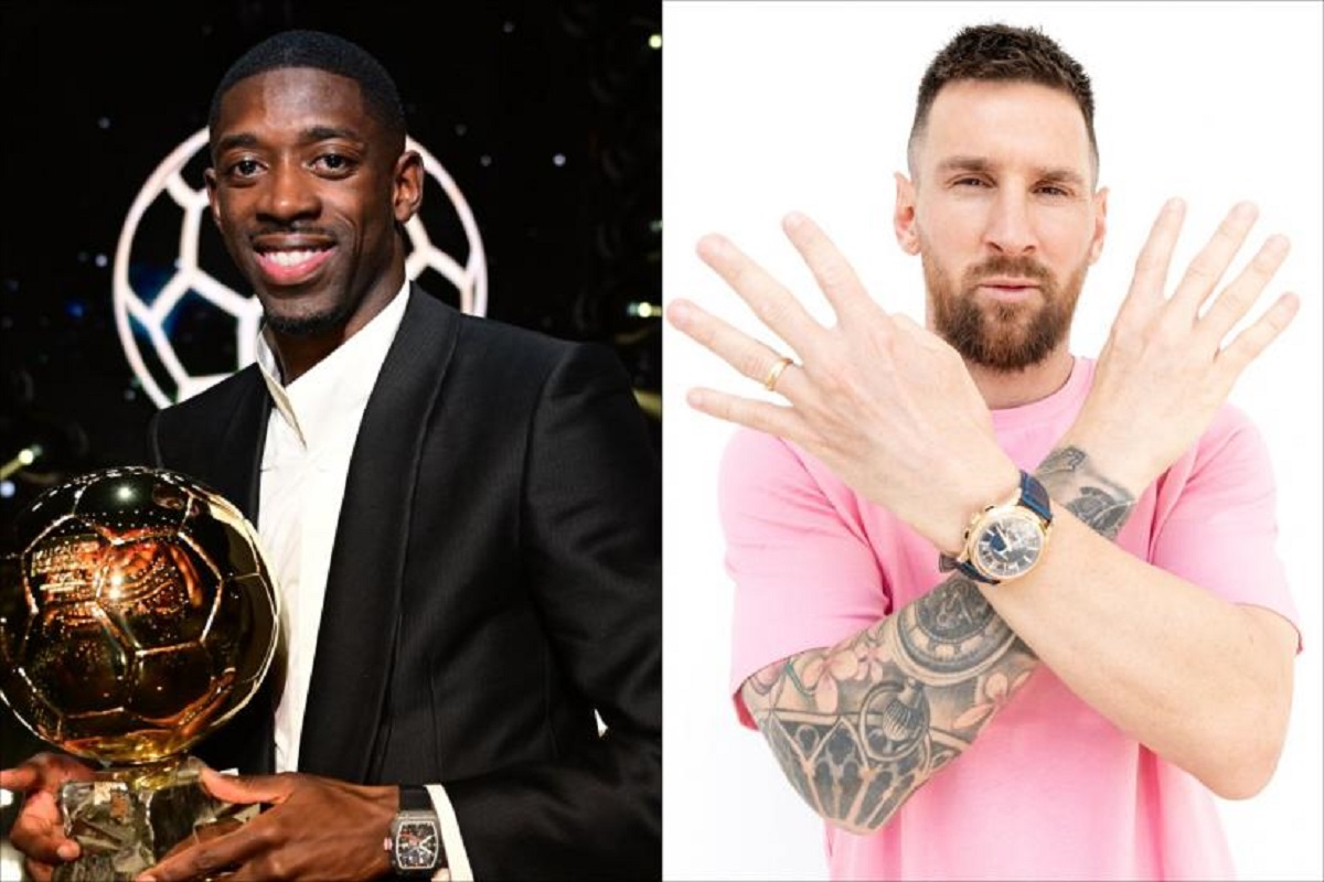 Ousmane Dembélé Lionel Messi