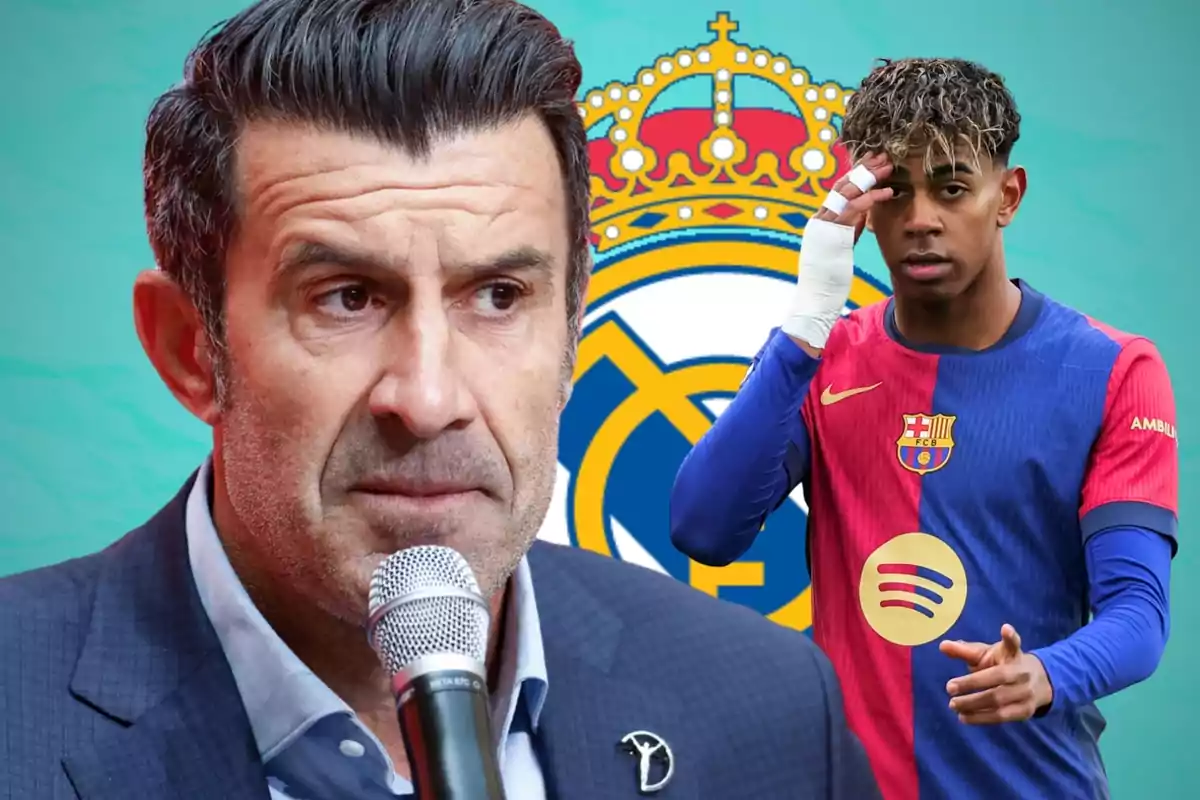 Luís Figo Lamine Yamal Barcelone Real Madrid