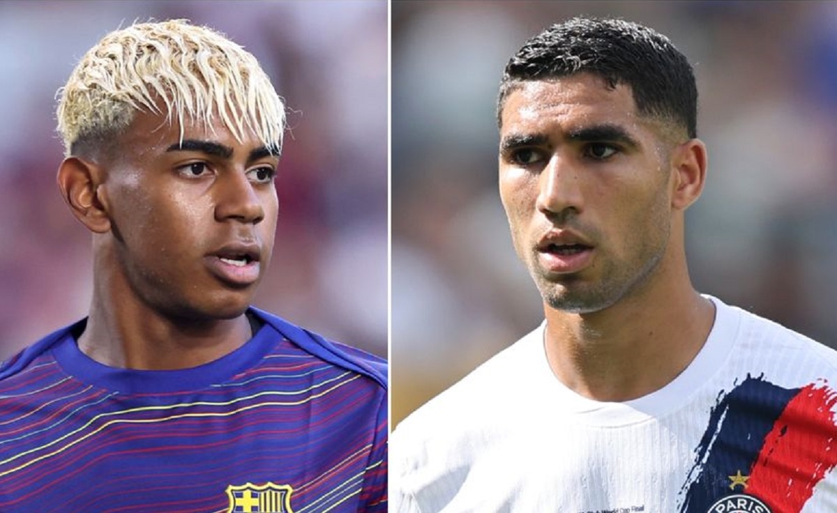 PSG Barça Achraf Hakimi Lamine Yamal