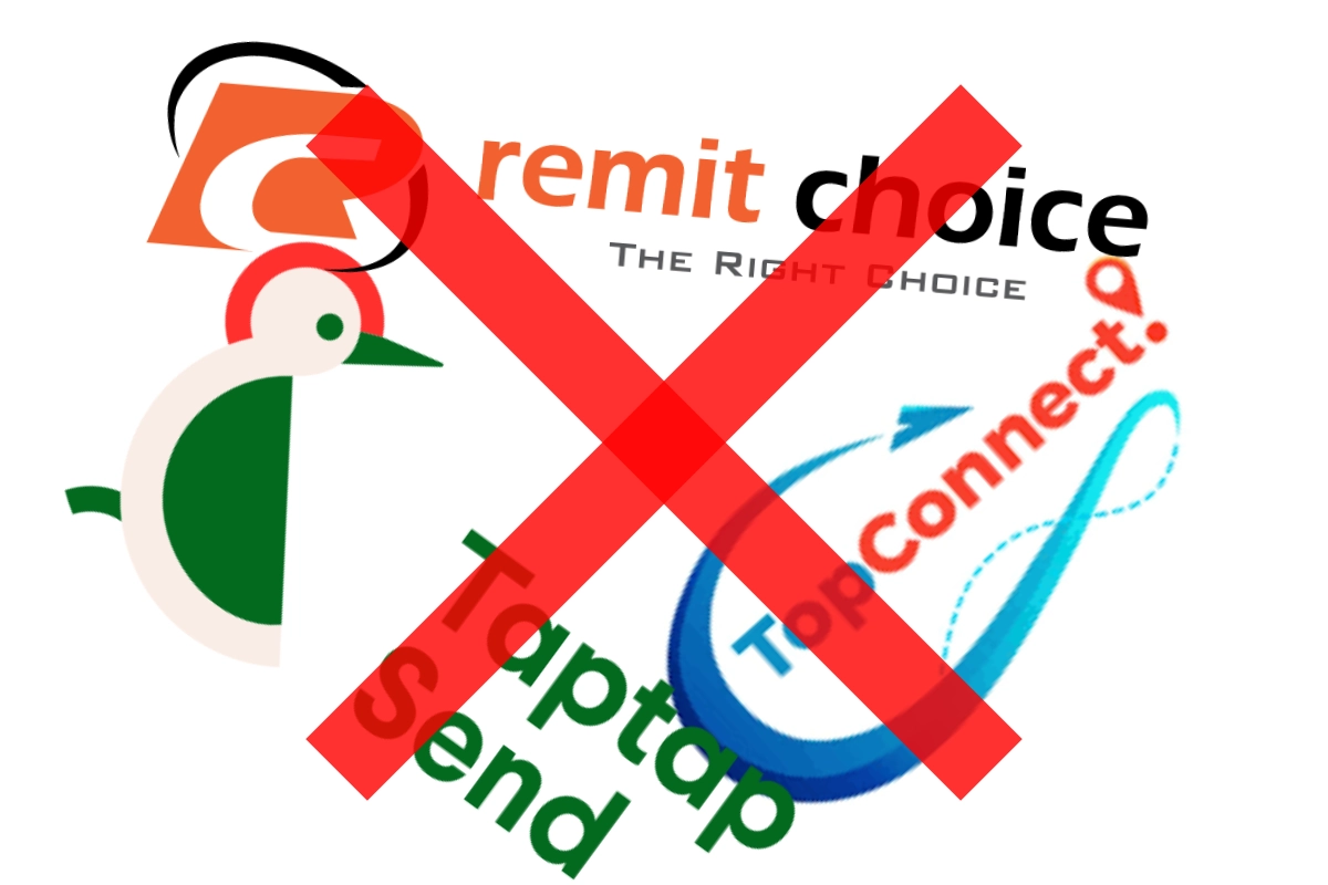 TapTap send Top Connect Remit Choice Send App Afriex ghana