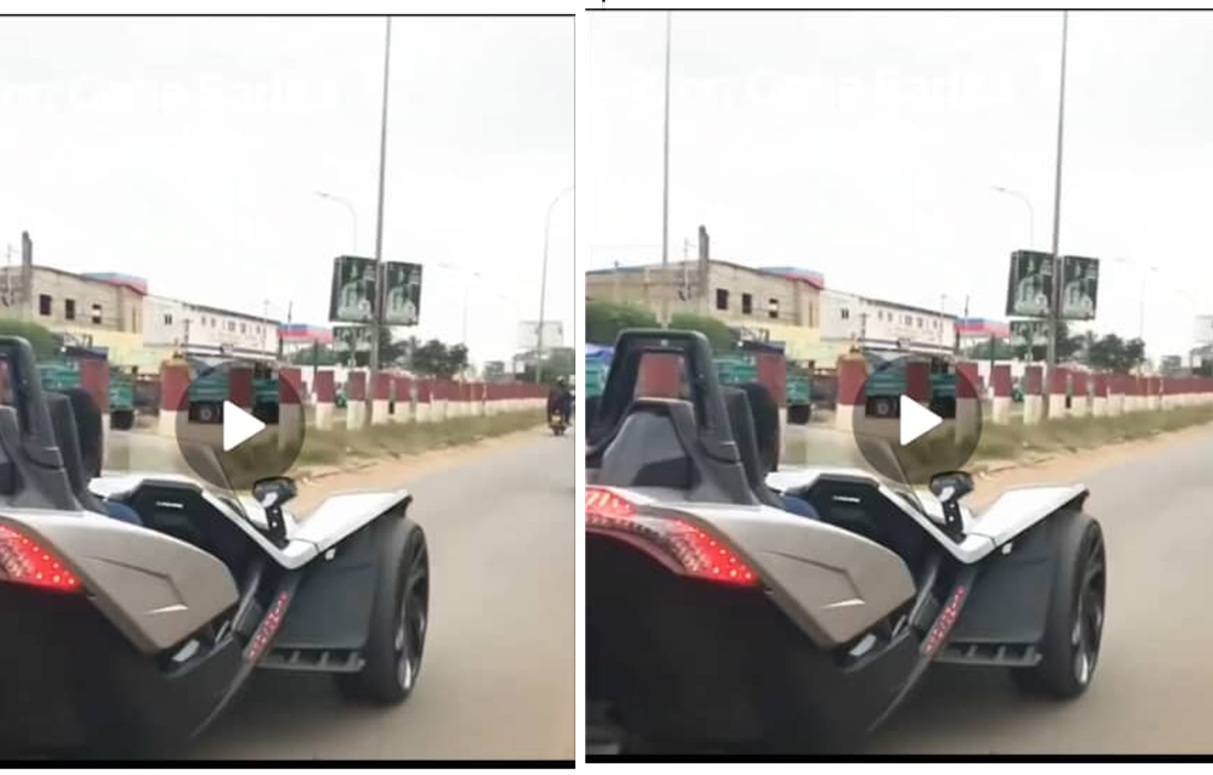Une moto qui coûte 20 millions de FCFA aperçue dans les rues de Lomé (vidéo)