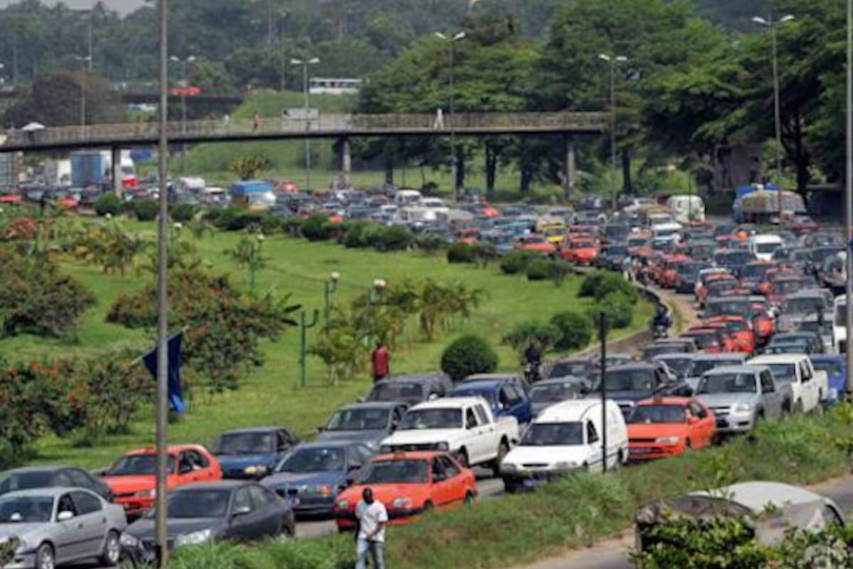 Côte d’Ivoire bonne nouvelle pour les habitants d’Abdjan ; bientôt une grosse diminution des embouteillages Abidjan échangeur