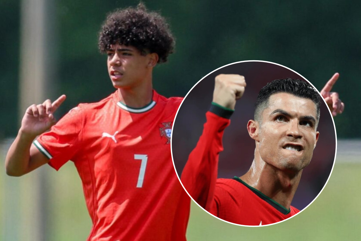 Cristiano Ronaldo son same team