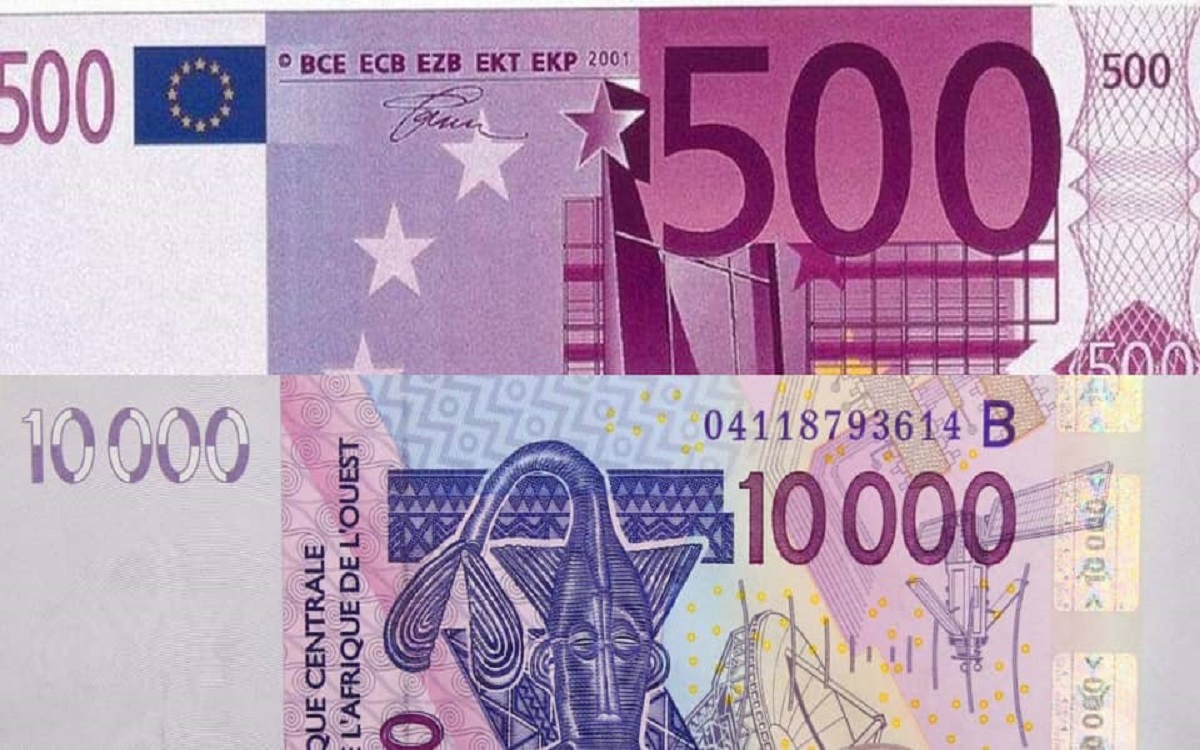 Fcfa Euro pourquoi les billets les plus valorisés sont souvent violets Crédit photo : DR