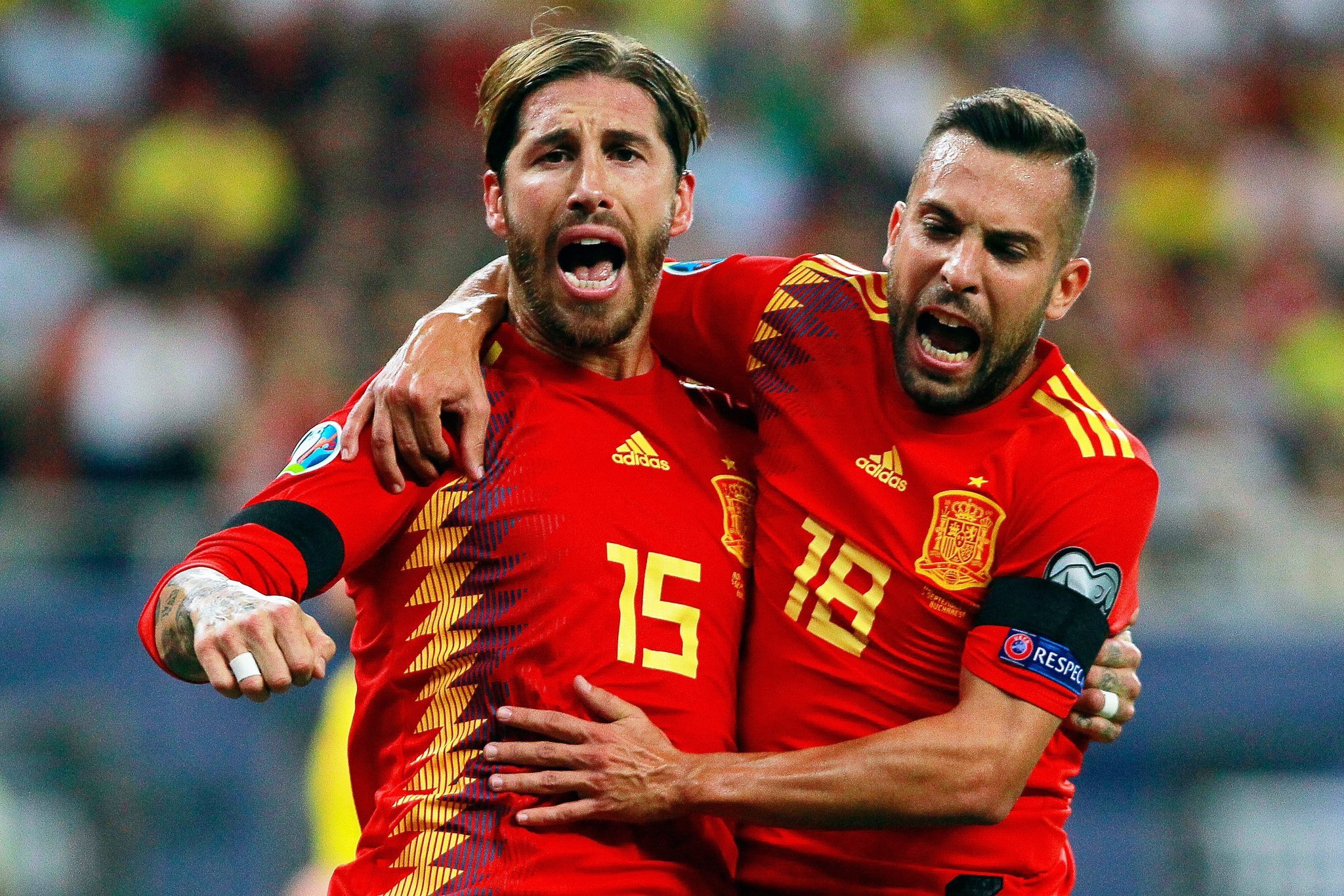 Sergio Ramos Jordi Alba retraite